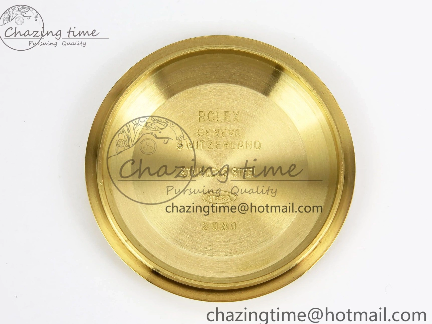 MiroTime 0324 Day Date 36 YG RAF Best Edition Brown Wave Dial on YG Bracelet A Effortless 1383